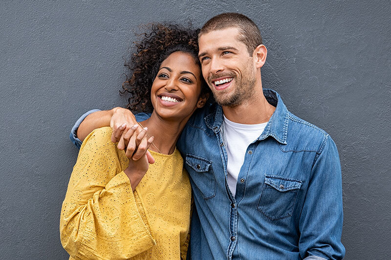 Happy young couple